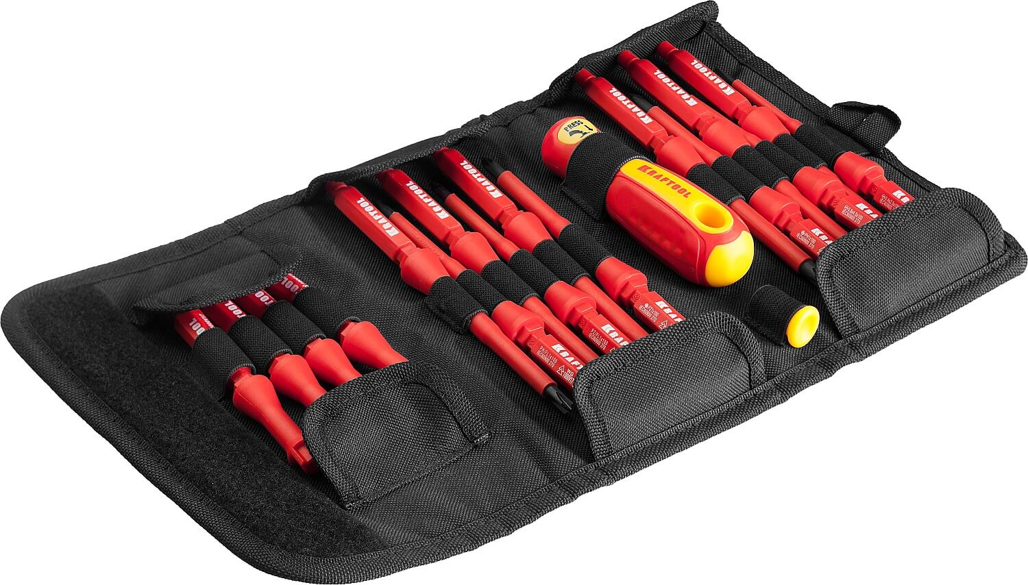 Набор диэлектрических отверток, 18 пр. X-Drive Electro KRAFTOOL 220092-H18