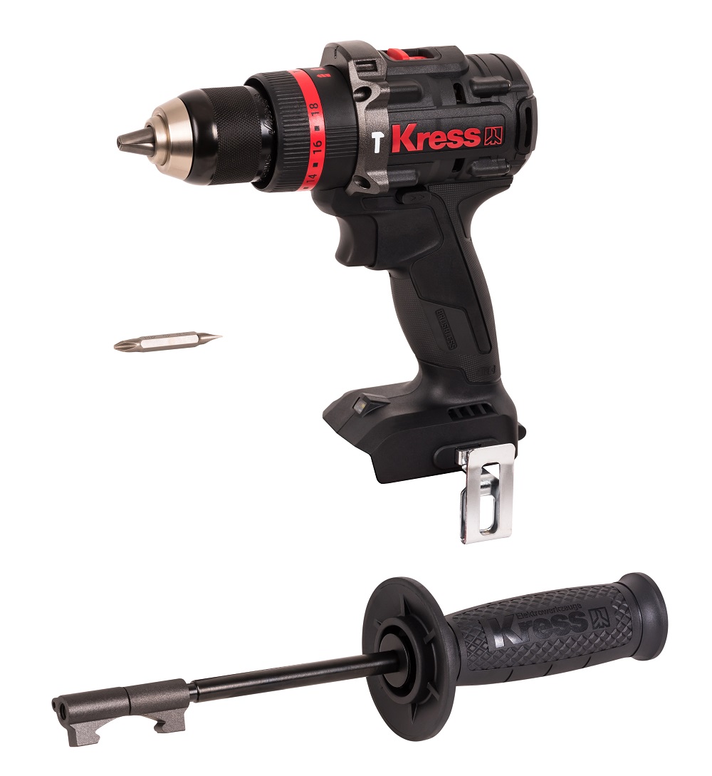 Дрель-шуруповерт ударная аккумуляторная KRESS KUC33.9 (без АКБ и ЗУ)