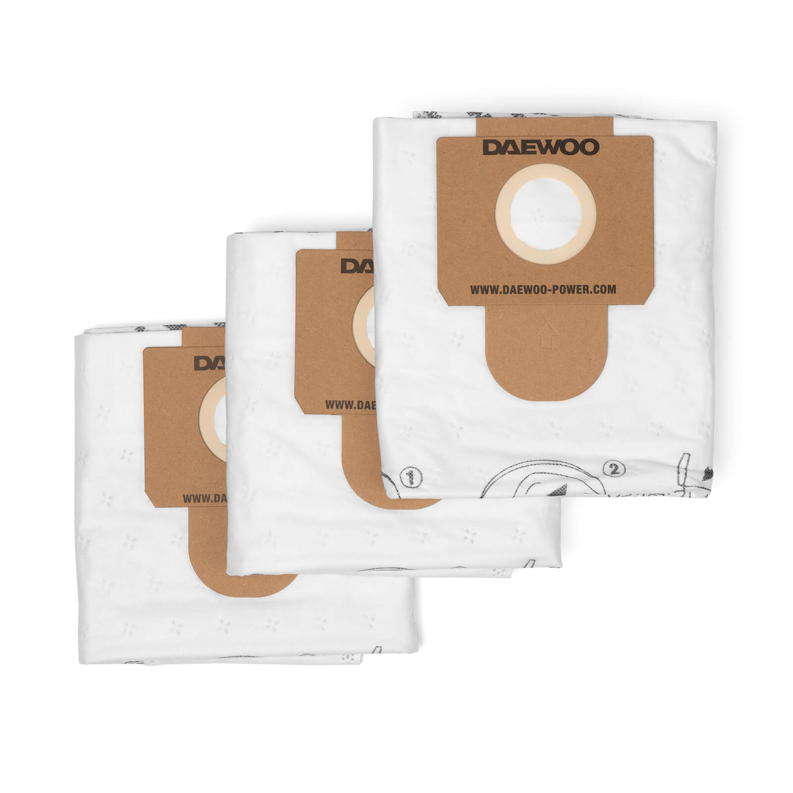 Фильтр-мешки синтетические DAVC 25TB (3 шт.) DAEWOO