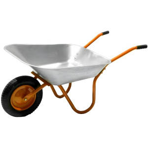 Тачка строительная одноколесная PRORAB HB 1110 NEW (180 кг, 100 л, пневмоколесо 13/3,25*8/20)