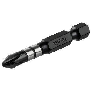 Бита PH 2 х 50 мм (1 шт.) хвостовик E 1/4'' Impact Pro KRAFTOOL 26191-2-50-S10