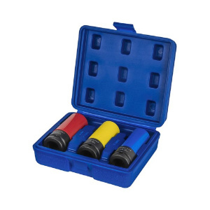 Набор торцевых головок (3 пр., 1/2'', кейс) КОБАЛЬТ 923-972