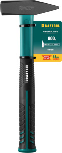 Молоток слесарный 800 г. (фиберглассовая ручка) Fiberglass KRAFTOOL 2007-08