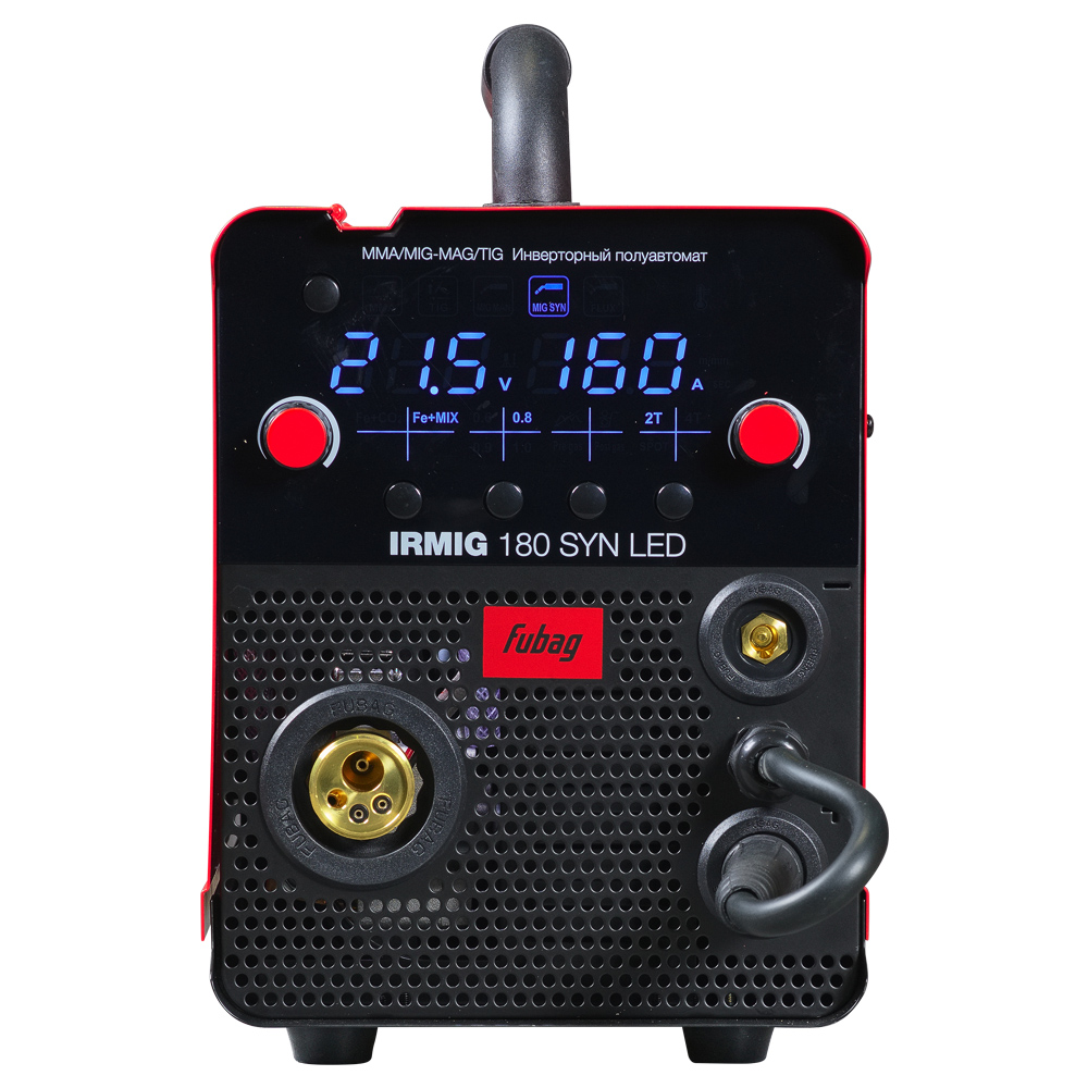 Инвертор-полуавтомат сварочный FUBAG IRMIG 180 SYN LED + горелка FB 250A