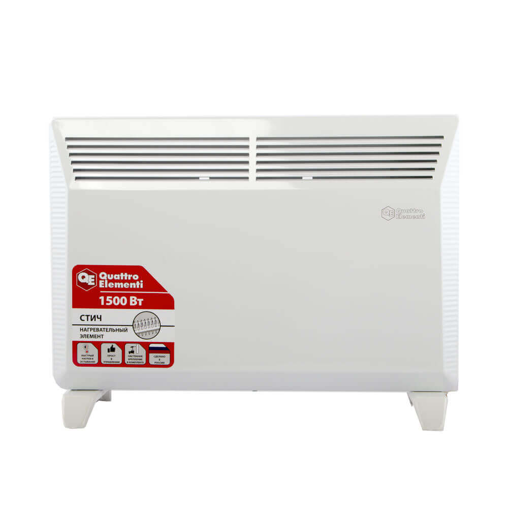 Нагреватель воздуха электрический QUATTRO ELEMENTI QE-1500KS (конвекторный)