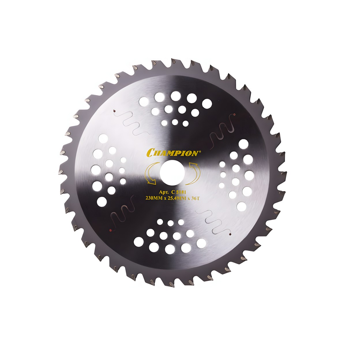 Нож с зубцами из твердого сплава 230 х 25.4 мм 36T Ninja CHAMPION C5181