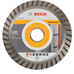 Диск алмазный 125 х 22.2 мм Universal Turbo (1 шт.) BOSCH 2608603250
