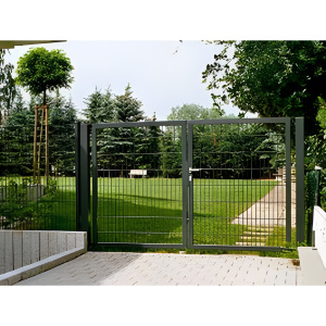 Ворота двустворчатые, металлические 140*400 (высота/ширина)