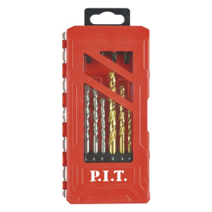Набор сверл и бит 15 предметов P.I.T. (ASET05-015A)