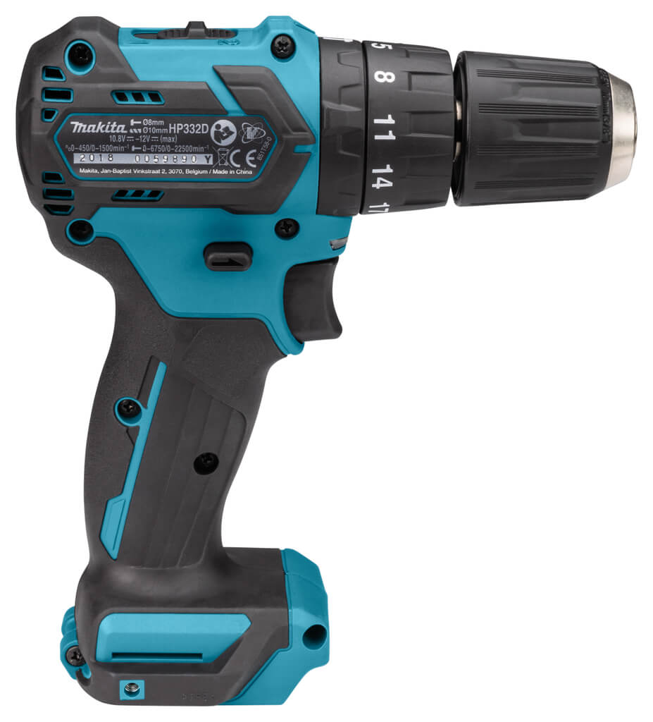 Дрель аккумуляторная ударная MAKITA HP332DWME