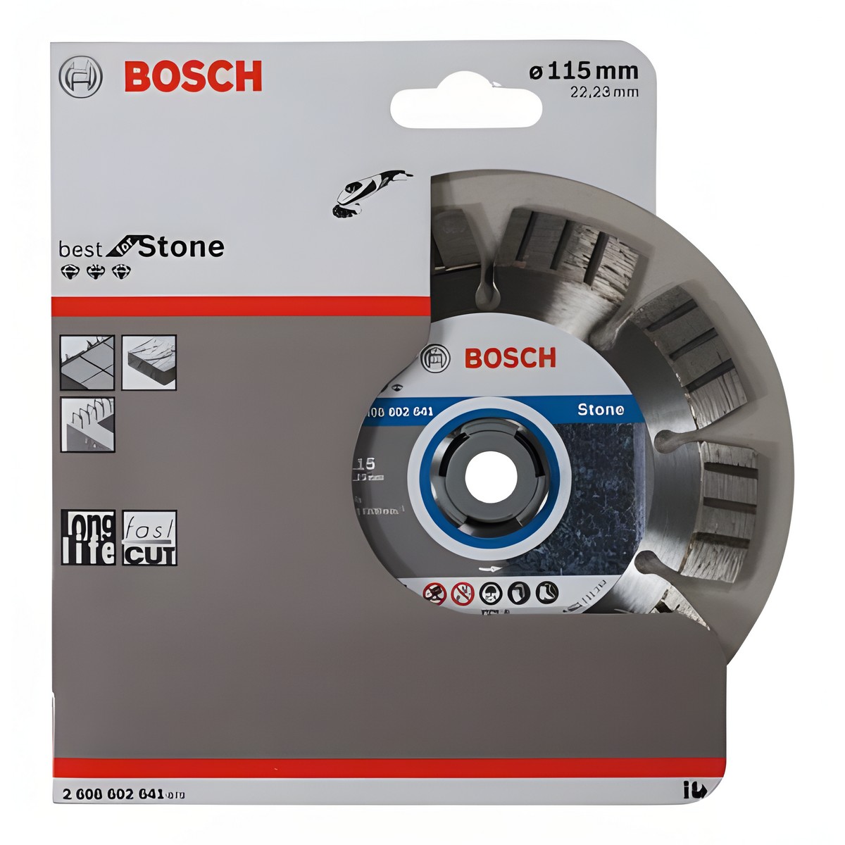 Диск алмазный 115 х 22.2 мм Best for Stone BOSCH 2608602641