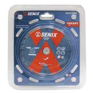 Диск пильный по дереву 140мм х 20 мм, 24Т, SENIX