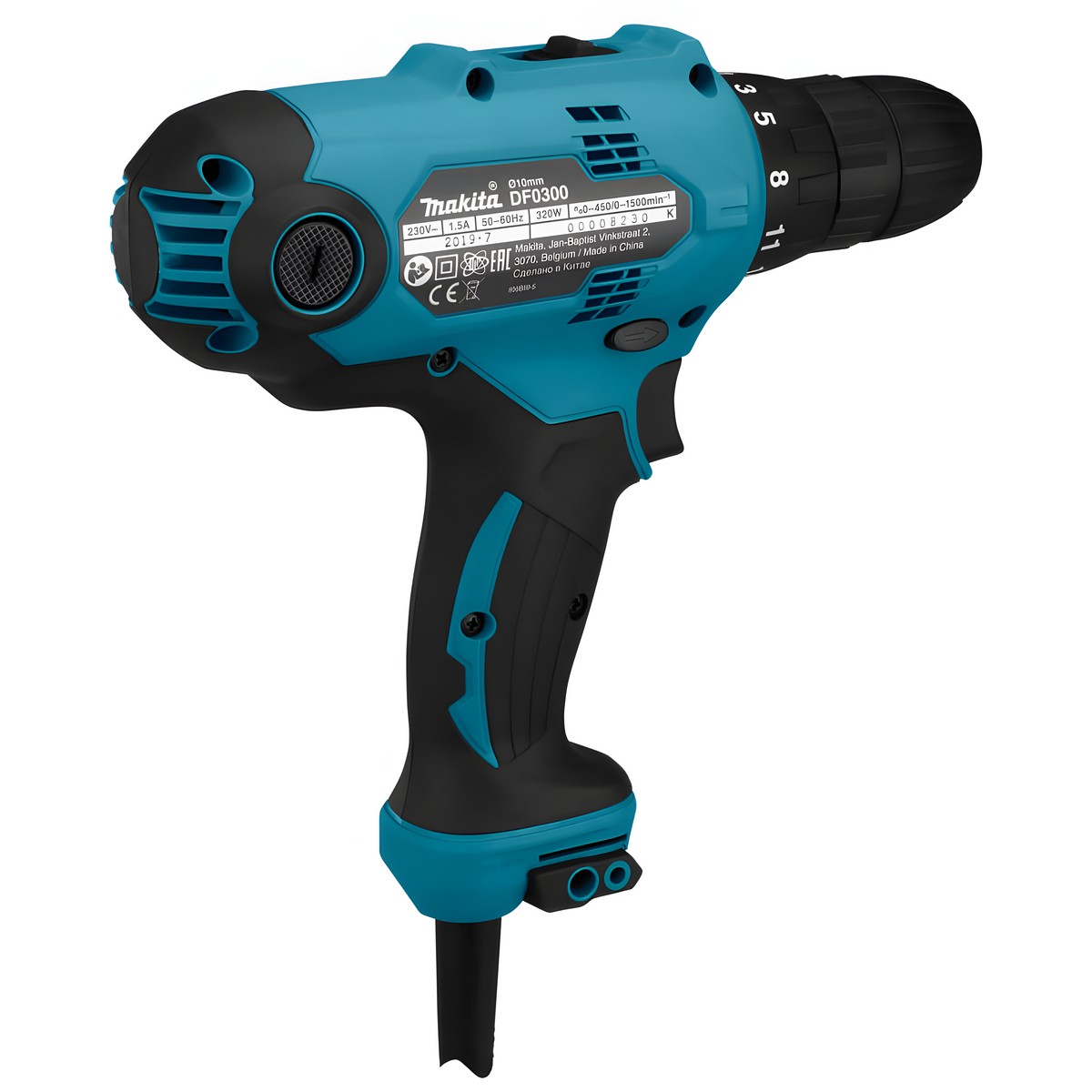 Дрель-шуруповерт MAKITA DF0300X2