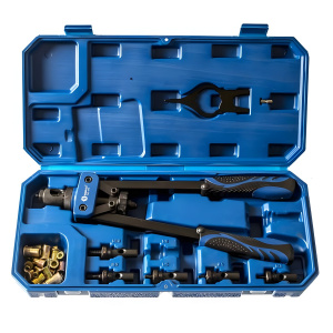 Заклепочник резьбовой двуручный 360 мм (М3-М10, кейс) КОБАЛЬТ 243-578