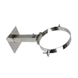 Кронштейн стеновой d. 150 мм, 1,0 мм, нержавейка зеркальная