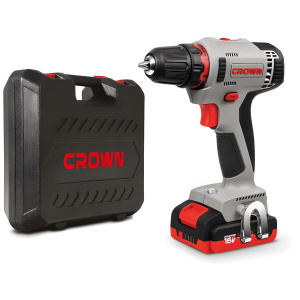 Дрель аккумуляторная CROWN CT21082Н-2 ВМС