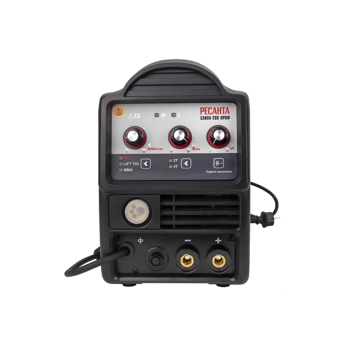 Инвертор-полуавтомат сварочный РЕСАНТА САИПА-200ПРОФ