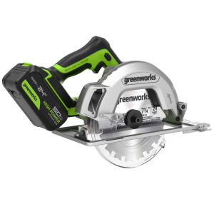 Пила циркулярная аккумуляторная GREENWORKS GD24CS 1500907CUG