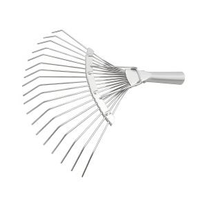 Грабли веерные 360 мм, 18 круглых зубьев, оцинк., без черенка СИБРТЕХ 61780