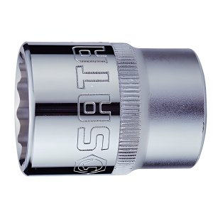 Головка торцевая 12-гр. 1/2'' 20 мм SATA 13611