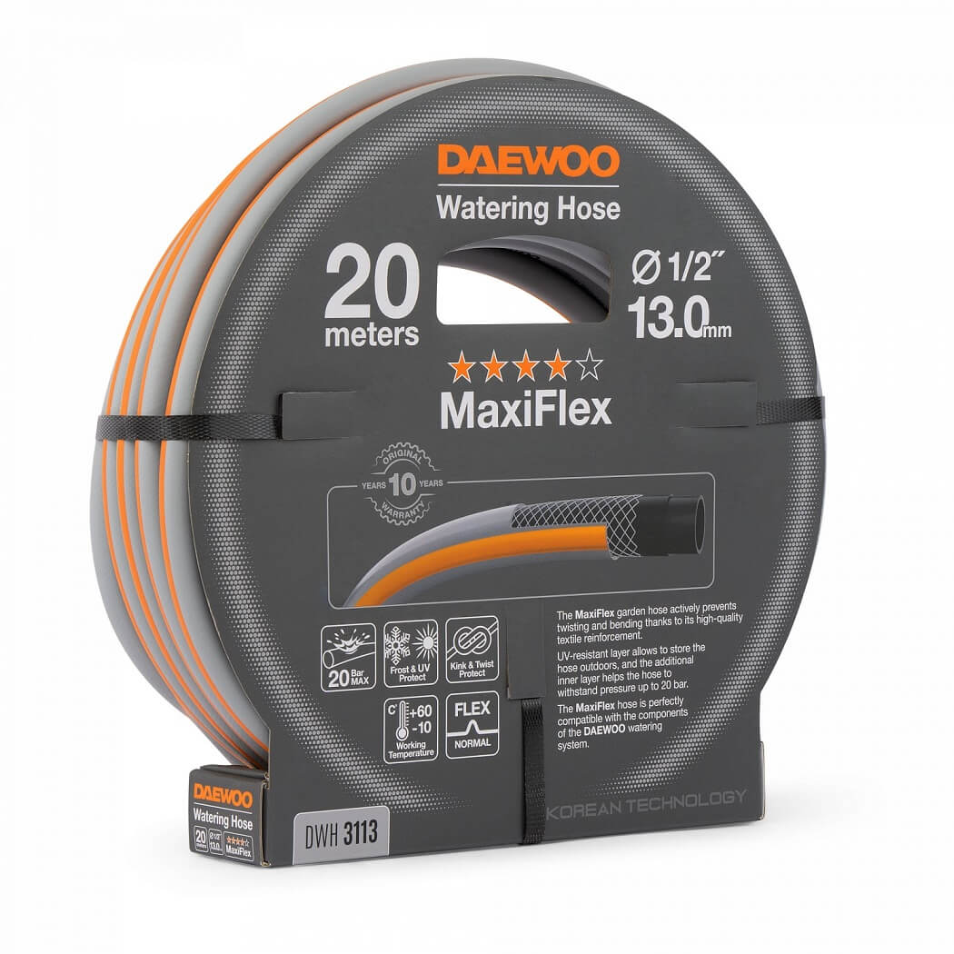 Шланг MaxiFlex 20 м, 1/2'' (13 мм) DWH 3113 DAEWOO
