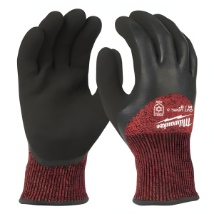 Перчатки с защитой от порезов, уровень 3, зимние, 9/L (1 шт) MILWAUKEE 4932471348