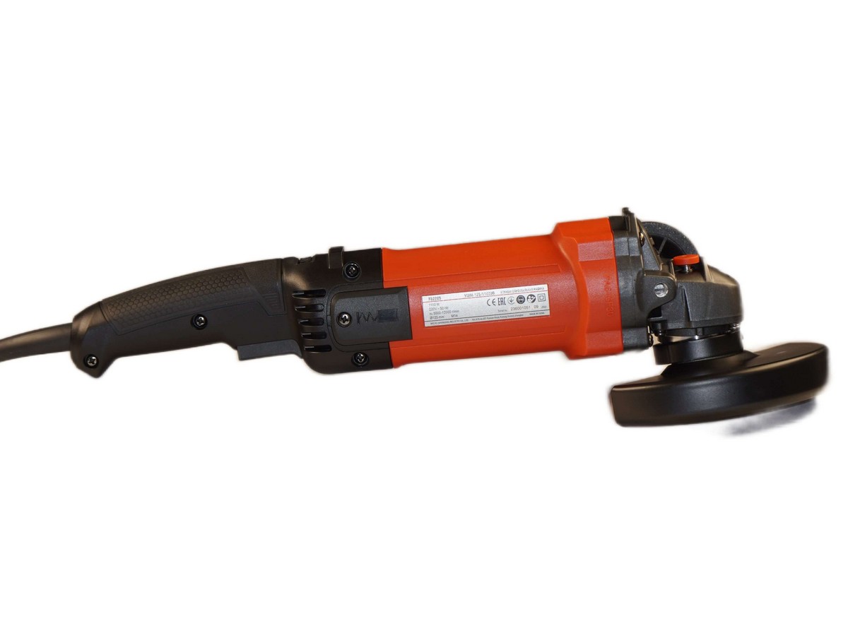 Шлифмашина угловая FELISATTI FT8211 HD (1100ВТ, 125диск,конст., рег.об., прорезиненый кабель)