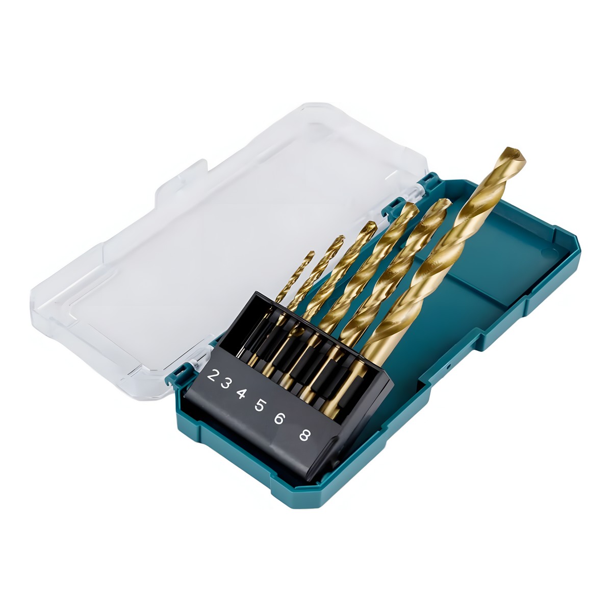 Набор сверл по металлу 6 шт. (2,3,4,5,6,8 мм) HSS-TIN Economy MAKITA D-72833