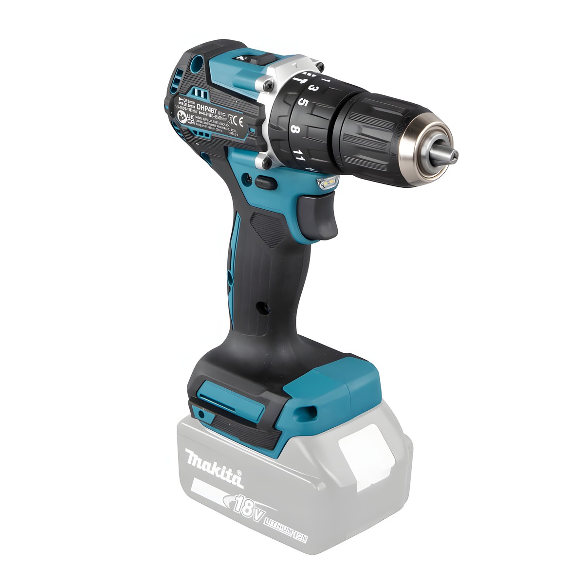 Дрель аккумуляторная ударная MAKITA DHP487Z (без АКБ и ЗУ)