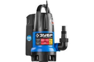 Насос дренажный ЗУБР Профессионал НПГ-Т7-550 АкваСенсор (для грязной воды, 550 Вт)