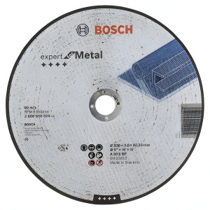 Круг отрезной 230 х 3.0 х 22.2 мм Expert for Metal BOSCH 2608600324