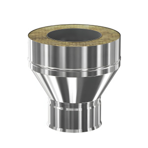 Заглушка-сэндвич нижняя d115/200 нерж/нерж