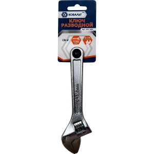 Ключ разводной 150 мм, ширина захвата 19 мм КОБАЛЬТ 647-505