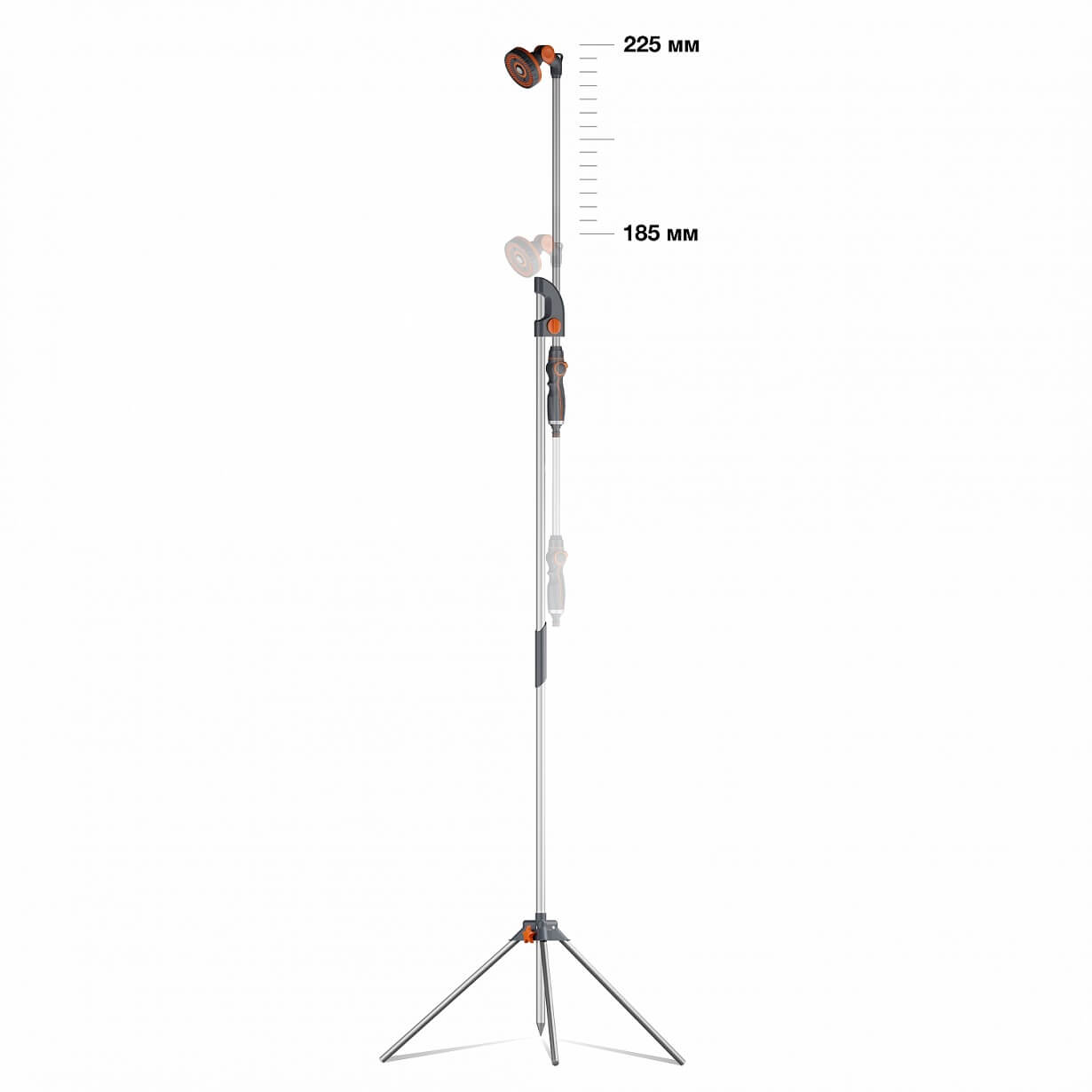 Душ садовый телескопический на треноге DGS 3000 DAEWOO