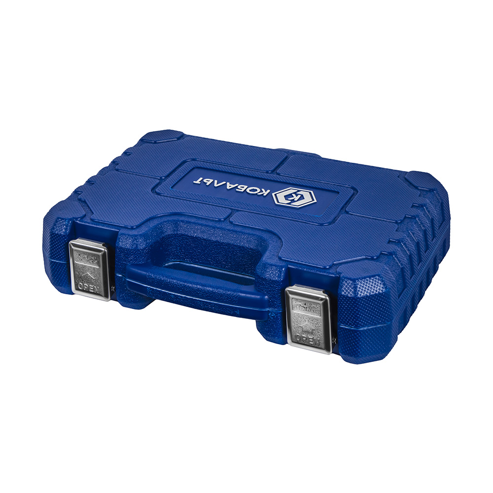 Набор инструмента, универсальный (54 предм., 1/2'', 1/4'', кейс) КОБАЛЬТ 919-609