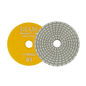 Круг алмазный шлифовальный гибкий Step-3 100*3 #1 Master Line Hibrid (сухая/мокрая) DIAM 000718
