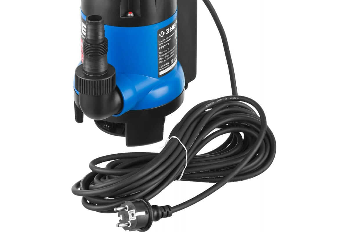 Насос дренажный ЗУБР Профессионал НПГ-Т7-550 АкваСенсор (для грязной воды, 550 Вт)