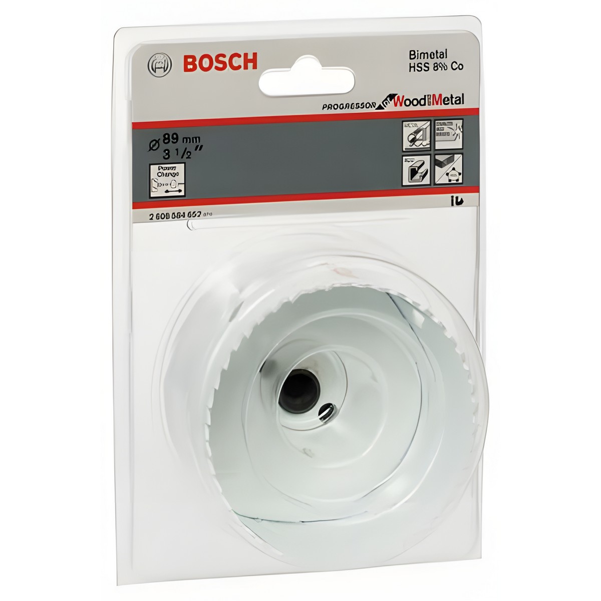 Коронка пильная 89 мм HSS-CO Progressor BOSCH 2608584652