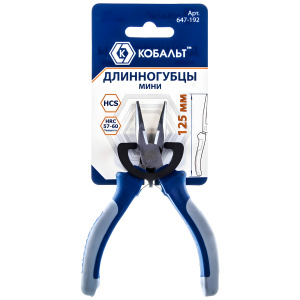 Длинногубцы 125 мм мини КОБАЛЬТ 647-192