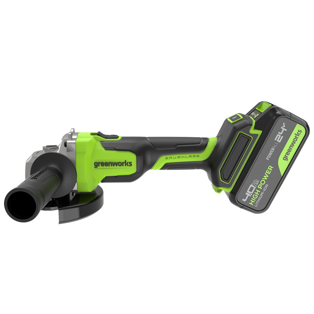 Шлифмашина угловая аккумуляторная GREENWORKS AG590 3201007CUB