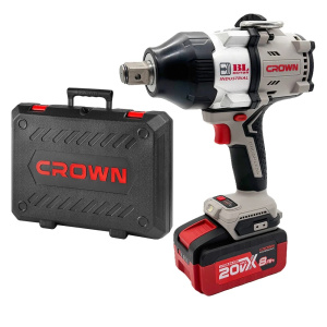 Гайковерт аккумуляторный ударный CROWN CT22056HX-8SC4 BMC