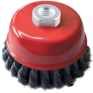 Щетка для УШМ 100 мм (чашеобразная, M14, витая сталь) PRORAB 60013100