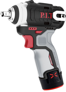 Гайковерт P.I.T. IMPACT аккум. бесщеточный PIW12K-120A/2 (12В, 120Нм, 3ск, кв. 3/8", 2 акб 2Ач, ЗУ)