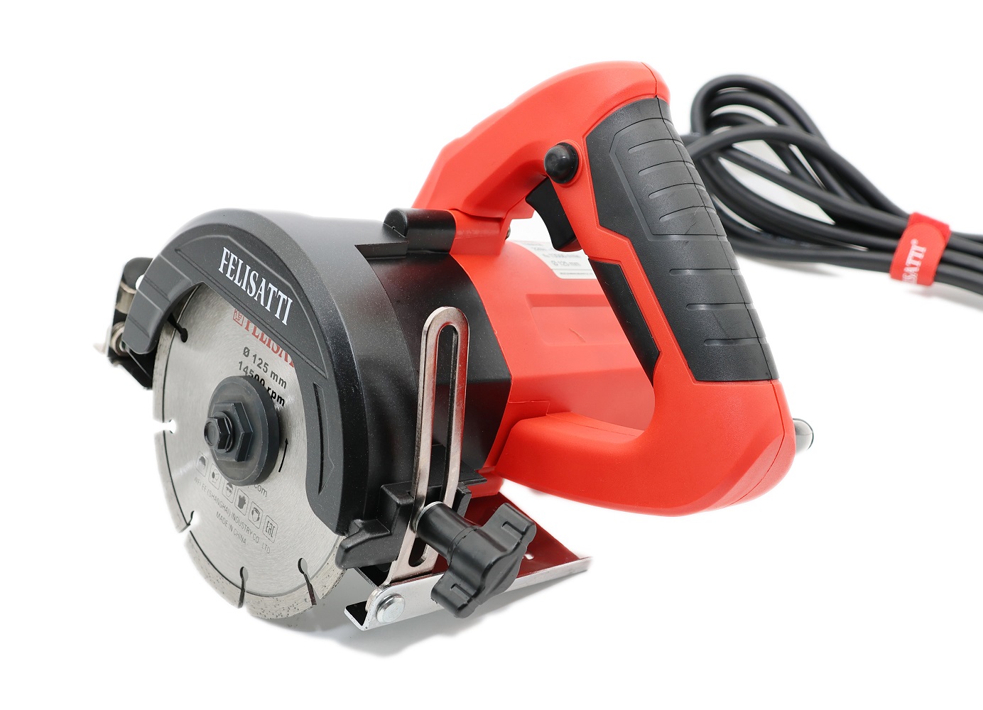 Пила дисковая алмазная FELISATTI FT6501 HD (1350ВТ, 125 диск,подача воды)