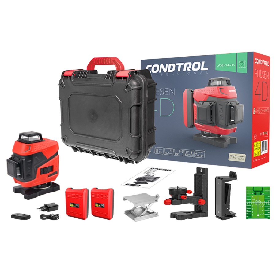 Нивелир лазерный Fliesen 4D new CONDTROL 1-2-466