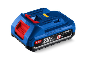 Батарея аккумуляторная ЗУБР Профессионал ВР-Р-20-2 Power PRO (20 В, 2,0 Ач, LMS)