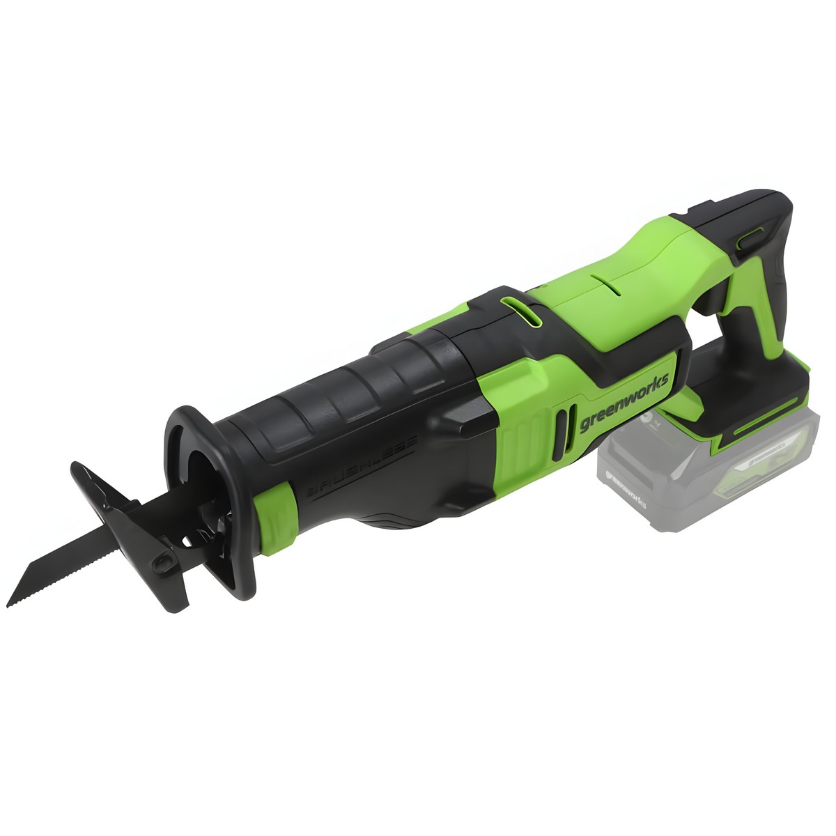 Пила сабельная аккумуляторная GREENWORKS GD24RS (без АКБ и ЗУ) 1200407