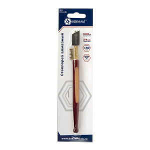 Стеклорез алмазный (деревянная ручка) КОБАЛЬТ 911-130