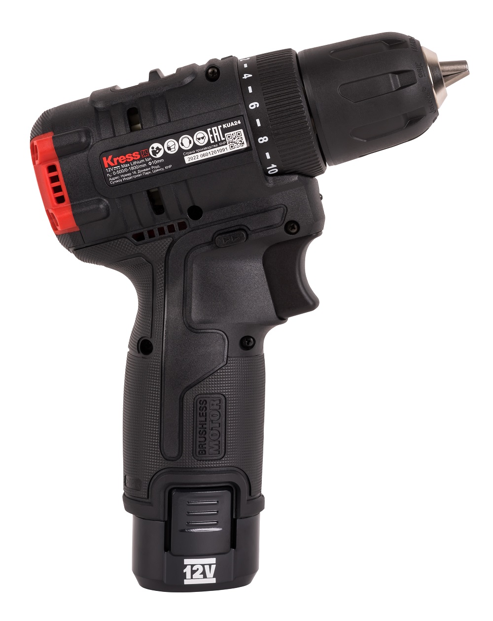 Дрель-шуруповерт аккумуляторная KRESS KUA24