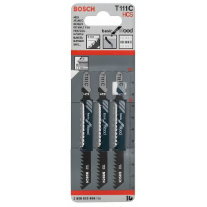 Полотно пильное T 111 C Basic for Wood (3 шт.) BOSCH 2608630808